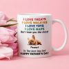 Custom Dog Dad Humor Mug, Personalized Holiday Gift Cup Custom Dog Dad Humor Mug, Personalized Holiday Gift Cup