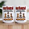 Custom Dog Lover Mug - Retirement-Themed Personalized Cup Featuring Pets and Owner, Funny Gift for Dog Moms & Dads Custom Dog Lover Mug - Retirement-Themed Personalized Cup Featuring Pets and Owner, Funny Gift for Dog Moms & Dads