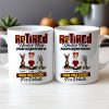 Custom Dog Lover Mug - Retirement-Themed Personalized Cup Featuring Pets and Owner, Funny Gift for Dog Moms & Dads Custom Dog Lover Mug - Retirement-Themed Personalized Cup Featuring Pets and Owner, Funny Gift for Dog Moms & Dads