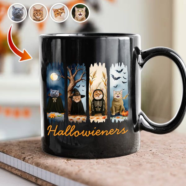 Custom Dog Photo Hallowieners Black Mug For Halloween TH10 896123 Custom Dog Photo Hallowieners Black Mug For Halloween TH10 896123