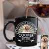 Custom Dog Photo This Human Belong To Black Mug Gift For Dog Lovers LM32 895101 Custom Dog Photo This Human Belong To Black Mug Gift For Dog Lovers LM32 895101