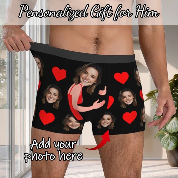 Custom Face Photo Boxer Briefs for Men Custom Face Photo Boxer Briefs for Men