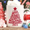 Custom Family Name Christmas Tree - Personalized Mug Custom Family Name Christmas Tree - Personalized Mug