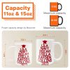 Custom Family Name Christmas Tree - Personalized Mug Custom Family Name Christmas Tree - Personalized Mug