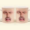 Custom Funny Face - For Coworkers, Friends, Boss, Dad - Personalized Photo Mug