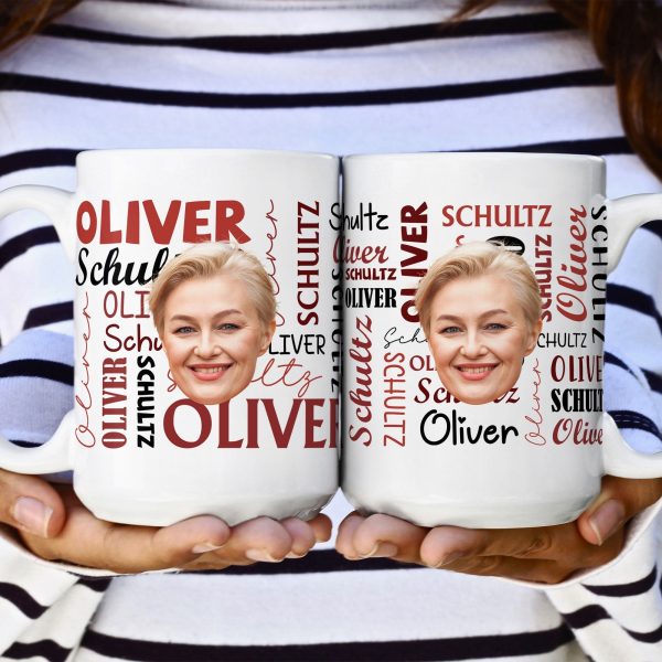 Custom Funny Face Signature Style - Personalized Photo Mug Custom Funny Face Signature Style - Personalized Photo Mug