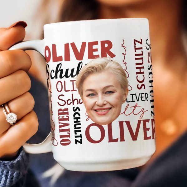 Custom Funny Face Signature Style - Personalized Photo Mug Custom Funny Face Signature Style - Personalized Photo Mug