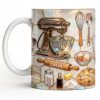 Custom Kitchen Essentials For The Avid Baker - Personalized Custom Coffee Mug - JBS089_MG Custom Kitchen Essentials For The Avid Baker - Personalized Custom Coffee Mug - JBS089_MG