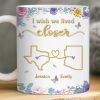 Custom Long Distance Mug - Personalized Best Friend Birthday Gifts For Women, Besties, Sisters, BFF - Different Places Same Bond Custom Long Distance Mug - Personalized Best Friend Birthday Gifts For Women, Besties, Sisters, BFF - Different Places Same Bond