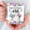 Custom Long Distance Mug - Personalized Best Friend Birthday Gifts For Women, Besties, Sisters, BFF - Distance Means Nothing Between Friends