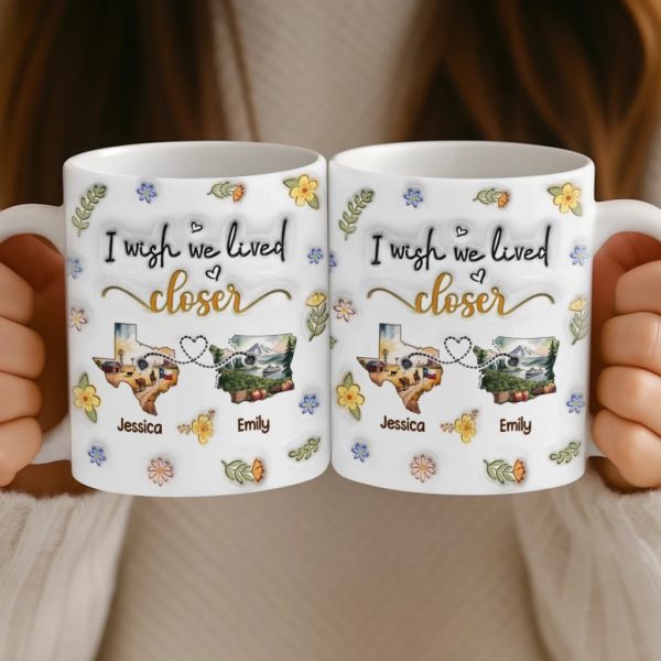 Custom Long Distance Mug - Personalized Best Friend Christmas Birthday Gifts For Women, Besties, Sisters, BFF - Always Better When We Are Together Custom Long Distance Mug - Personalized Best Friend Christmas Birthday Gifts For Women, Besties, Sisters, BFF - Always Better When We Are Together