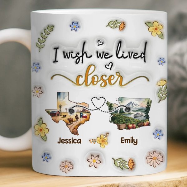Custom Long Distance Mug - Personalized Best Friend Christmas Birthday Gifts For Women, Besties, Sisters, BFF - Always Better When We Are Together Custom Long Distance Mug - Personalized Best Friend Christmas Birthday Gifts For Women, Besties, Sisters, BFF - Always Better When We Are Together