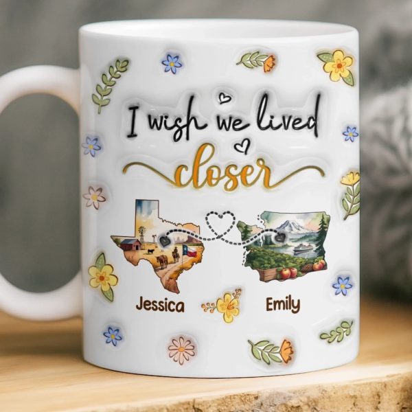 Custom Long Distance Mug - Personalized Best Friend Christmas Birthday Gifts For Women, Besties, Sisters, BFF - Always Better When We Are Together Custom Long Distance Mug - Personalized Best Friend Christmas Birthday Gifts For Women, Besties, Sisters, BFF - Always Better When We Are Together