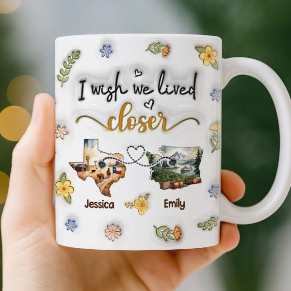 Custom Long Distance Mug - Personalized Best Friend Christmas Birthday Gifts For Women, Besties, Sisters, BFF - Always Better When We Are Together Custom Long Distance Mug - Personalized Best Friend Christmas Birthday Gifts For Women, Besties, Sisters, BFF - Always Better When We Are Together