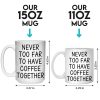 Custom Long Distance Mug - Personalized Best Friend Christmas Birthday Gifts For Women, Besties, Sisters, BFF - Cherishing Moments With Besties This Holiday Custom Long Distance Mug - Personalized Best Friend Christmas Birthday Gifts For Women, Besties, Sisters, BFF - Cherishing Moments With Besties This Holiday