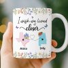 Custom Long Distance Mug - Personalized Best Friend Christmas Birthday Gifts For Women, Besties, Sisters, BFF - Side By Side Always Stronger Custom Long Distance Mug - Personalized Best Friend Christmas Birthday Gifts For Women, Besties, Sisters, BFF - Side By Side Always Stronger