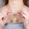 Custom Love Letter Envelope Pendant Necklace Custom Love Letter Envelope Pendant Necklace