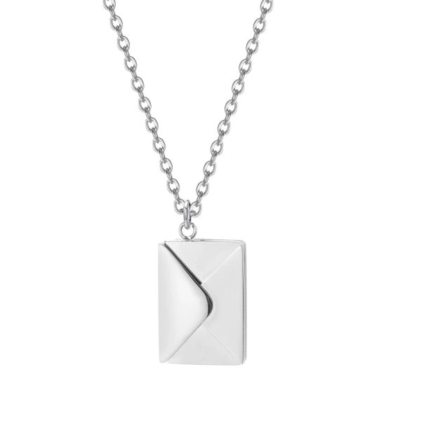 Custom Love Letter Envelope Pendant Necklace Custom Love Letter Envelope Pendant Necklace