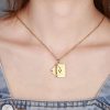 Custom Love Letter Envelope Pendant Necklace Custom Love Letter Envelope Pendant Necklace