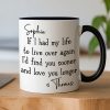Custom Love You Longer Coffee Mug, Personalized White Ceramic Mug for Partner, Sweet Daily Reminder & Thoughtful Romantic Gift Custom Love You Longer Coffee Mug, Personalized White Ceramic Mug for Partner, Sweet Daily Reminder & Thoughtful Romantic Gift