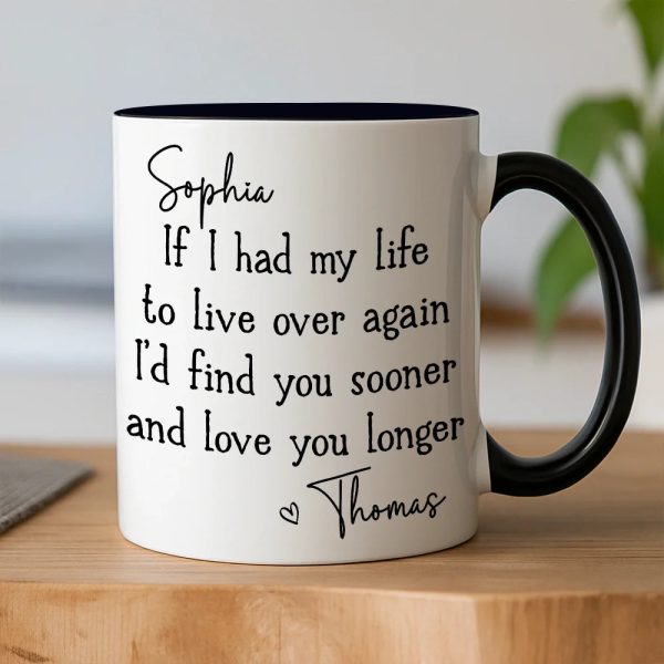 Custom Love You Longer Coffee Mug, Personalized White Ceramic Mug for Partner, Sweet Daily Reminder & Thoughtful Romantic Gift Custom Love You Longer Coffee Mug, Personalized White Ceramic Mug for Partner, Sweet Daily Reminder & Thoughtful Romantic Gift