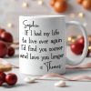 Custom Love You Longer Coffee Mug, Personalized White Ceramic Mug for Partner, Sweet Daily Reminder & Thoughtful Romantic Gift Custom Love You Longer Coffee Mug, Personalized White Ceramic Mug for Partner, Sweet Daily Reminder & Thoughtful Romantic Gift
