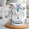 Custom Medical Professional Mug With Stethoscope And Equipment - Personalized Custom Coffee Mug - DOC076_MG Custom Medical Professional Mug With Stethoscope And Equipment - Personalized Custom Coffee Mug - DOC076_MG