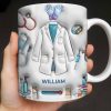 Custom Medical Professional Mug With Stethoscope And Equipment - Personalized Custom Coffee Mug - DOC076_MG Custom Medical Professional Mug With Stethoscope And Equipment - Personalized Custom Coffee Mug - DOC076_MG