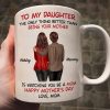 Custom Motherly Love Mug | Personalized Gift Cup for Mom or Daughter Custom Motherly Love Mug | Personalized Gift Cup for Mom or Daughter
