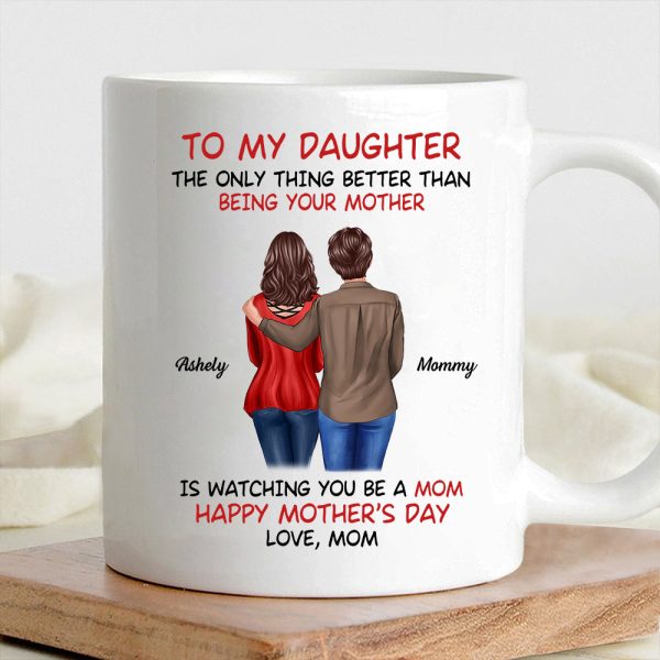 Custom Motherly Love Mug | Personalized Gift Cup for Mom or Daughter Custom Motherly Love Mug | Personalized Gift Cup for Mom or Daughter