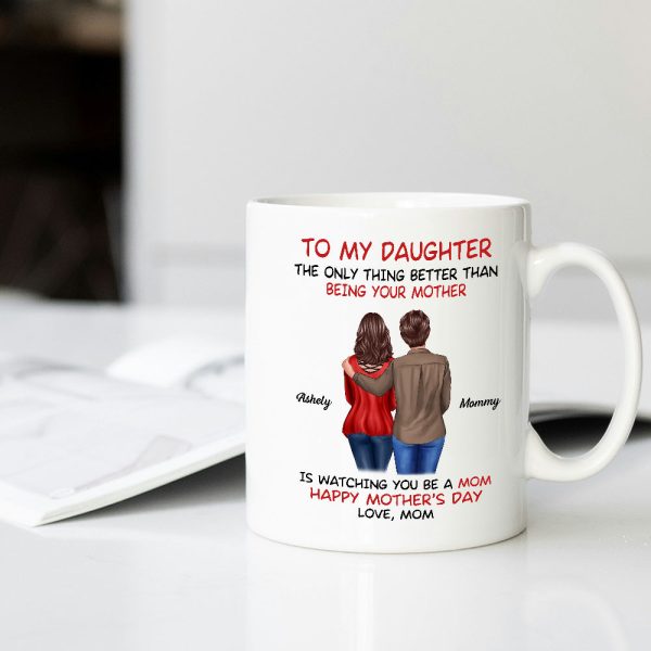 Custom Motherly Love Mug | Personalized Gift Cup for Mom or Daughter Custom Motherly Love Mug | Personalized Gift Cup for Mom or Daughter