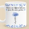 Custom Mug - Personalized Best Friend Birthday Gifts For Women - Blooming Together, Always