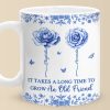 Custom Mug - Personalized Best Friend Birthday Gifts For Women - Blooms Of A Timeless Friendship Custom Mug - Personalized Best Friend Birthday Gifts For Women - Blooms Of A Timeless Friendship