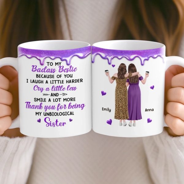 Custom Mug - Personalized Best Friend Birthday Gifts For Women, Besties, Sisters, BFF - Besties Making Life Shine Brighter Custom Mug - Personalized Best Friend Birthday Gifts For Women, Besties, Sisters, BFF - Besties Making Life Shine Brighter