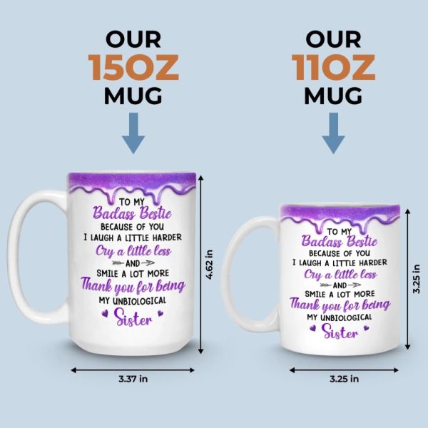 Custom Mug - Personalized Best Friend Birthday Gifts For Women, Besties, Sisters, BFF - Besties Making Life Shine Brighter Custom Mug - Personalized Best Friend Birthday Gifts For Women, Besties, Sisters, BFF - Besties Making Life Shine Brighter