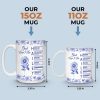 Custom Mug - Personalized Best Friend Birthday Gifts For Women, Besties, Sisters, BFF - God Says I Am Enough