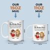 Custom Mug - Personalized Best Friend Birthday Gifts For Women, Besties, Sisters, BFF - Life Hits Better With You Custom Mug - Personalized Best Friend Birthday Gifts For Women, Besties, Sisters, BFF - Life Hits Better With You