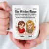 Custom Mug - Personalized Best Friend Birthday Gifts For Women, Besties, Sisters, BFF - Life Hits Better With You Custom Mug - Personalized Best Friend Birthday Gifts For Women, Besties, Sisters, BFF - Life Hits Better With You