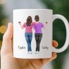 Custom Mug - Personalized Best Friend Birthday Gifts For Women, Besties, Sisters, BFF - Life Upgraded With My Besties Custom Mug - Personalized Best Friend Birthday Gifts For Women, Besties, Sisters, BFF - Life Upgraded With My Besties