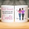 Custom Mug - Personalized Best Friend Birthday Gifts For Women, Besties, Sisters, BFF - Life Upgraded With My Besties Custom Mug - Personalized Best Friend Birthday Gifts For Women, Besties, Sisters, BFF - Life Upgraded With My Besties