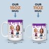 Custom Mug - Personalized Best Friend Christmas Birthday Gifts For Women, Besties, Sisters, BFF - Growing Laughing Dreaming Together Custom Mug - Personalized Best Friend Christmas Birthday Gifts For Women, Besties, Sisters, BFF - Growing Laughing Dreaming Together