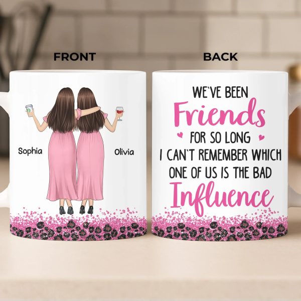 Custom Mug - Personalized Best Friend Christmas Birthday Gifts For Women, Besties, Sisters, BFF - Life Is Better With Besties Custom Mug - Personalized Best Friend Christmas Birthday Gifts For Women, Besties, Sisters, BFF - Life Is Better With Besties