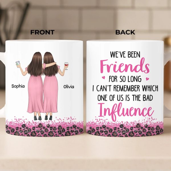 Custom Mug - Personalized Best Friend Christmas Birthday Gifts For Women, Besties, Sisters, BFF - Life Is Better With Besties Custom Mug - Personalized Best Friend Christmas Birthday Gifts For Women, Besties, Sisters, BFF - Life Is Better With Besties