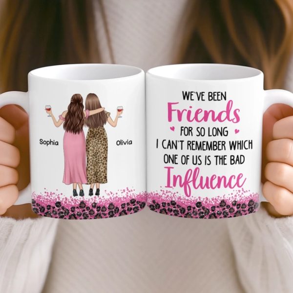 Custom Mug - Personalized Best Friend Christmas Birthday Gifts For Women, Besties, Sisters, BFF - Life Is Better With Besties Custom Mug - Personalized Best Friend Christmas Birthday Gifts For Women, Besties, Sisters, BFF - Life Is Better With Besties