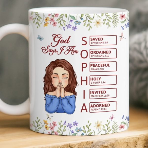 Custom Mug - Personalized Birthday Gifts For Besties, Sisters, BFF, Family, Yourself - Becoming The Best Version Of Me