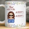 Custom Mug - Personalized Birthday Gifts For Besties, Sisters, BFF, Family, Yourself - Becoming The Best Version Of Me