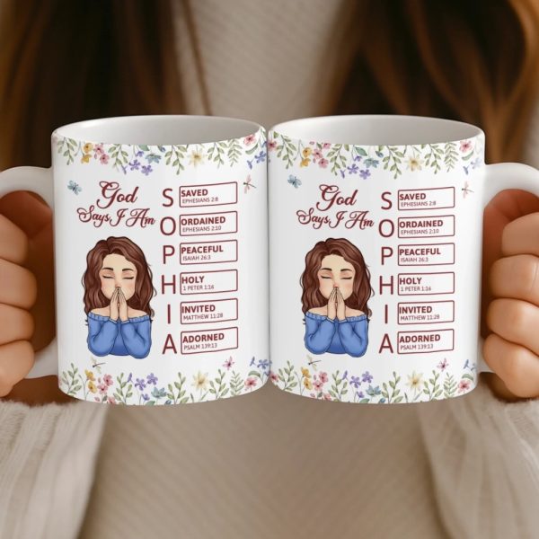 Custom Mug - Personalized Birthday Gifts For Besties, Sisters, BFF, Family, Yourself - Becoming The Best Version Of Me