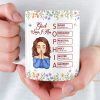 Custom Mug - Personalized Birthday Gifts For Besties, Sisters, BFF, Family, Yourself - Becoming The Best Version Of Me
