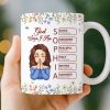 Custom Mug - Personalized Birthday Gifts For Besties, Sisters, BFF, Family, Yourself - Becoming The Best Version Of Me