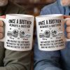 Custom Mug - Personalized Birthday Gifts For Brother - Brothers Built By Shared Memories Custom Mug - Personalized Birthday Gifts For Brother - Brothers Built By Shared Memories